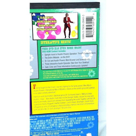 Austin Powers: The Spy Who Shagged Me – New Line Platinum Series DVD Movie - Picture 6 of 12